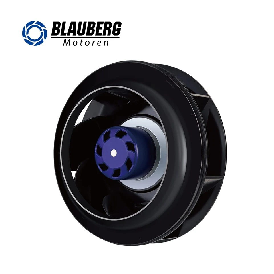 250mm Extractor Rotor Backward Curved Centrifugal Fan With Ec Motor factory
