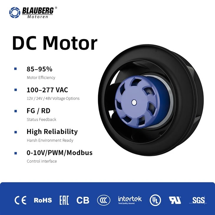 Blauberg BE-B175B-EC-00 175mm DC Backward Centrifugal Fan suppliers