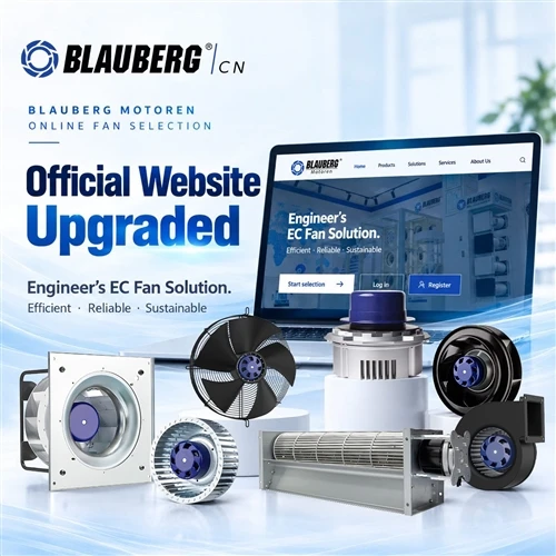 Blauberg Motoren lansira prenovljeno domačo stran in spletno orodje za izbiro oboževalcev